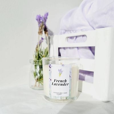 French Lavender Scented Candle Gift Set 200g