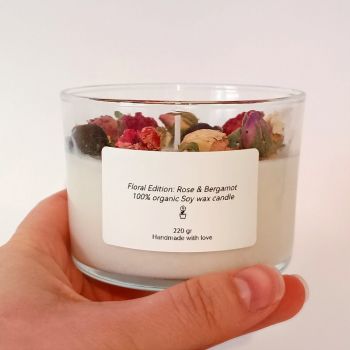 Organic Floral Fruit Scented Candles 140g