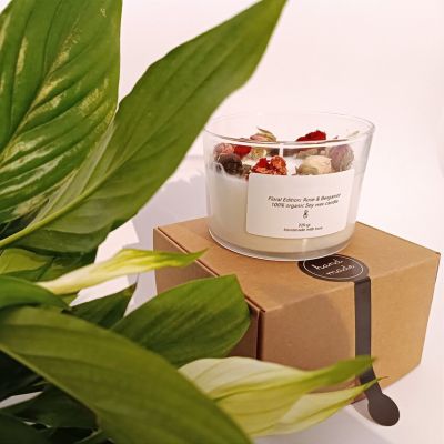 Organic Floral Fruit Scented Candles 140g