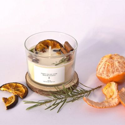 Organic Floral Fruit Scented Candles 140g