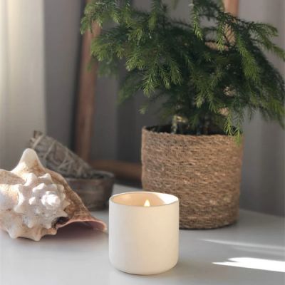 Wood Ceramic Scented Candle 320g
