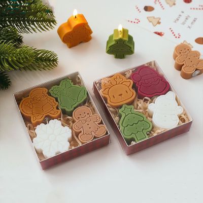 Novelty Christmas Candle Set 130g