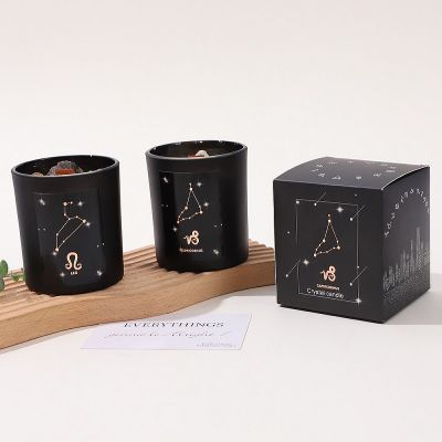 Zodiac Scented Candles with Crystal 200g