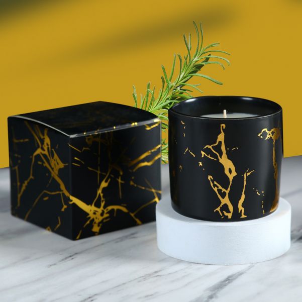 Black Marble Scented Candles 180g