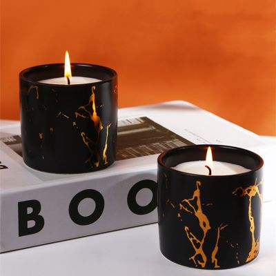 Black Marble Scented Candles 180g