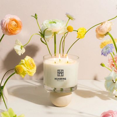 Glass Triple Scented Candle 350g