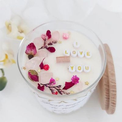 Hidden Message Crystal Scented Candle 160g