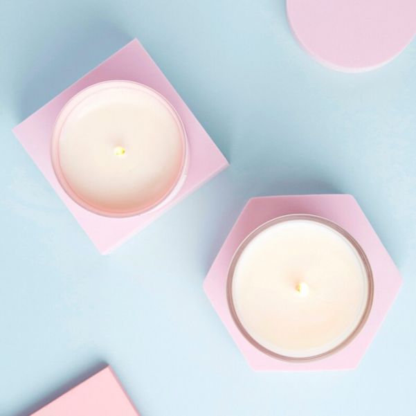 Luxury Pink Scented Candle 220g