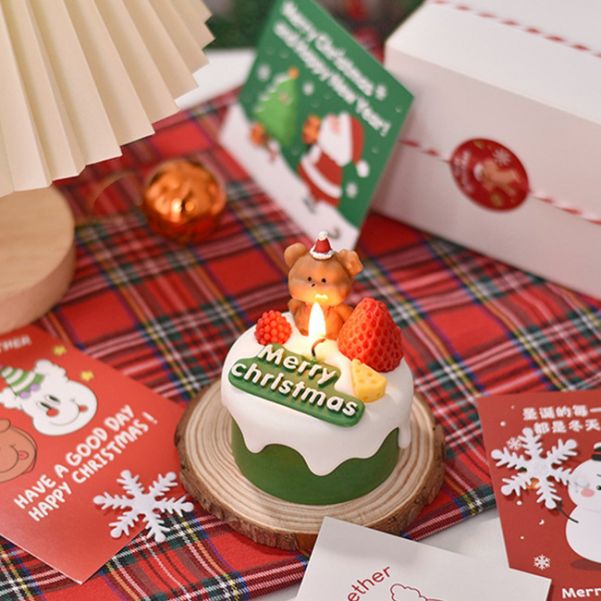 Christmas Cake Scented Candles