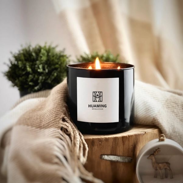 Triple Wicked Black Scented Candle 255g