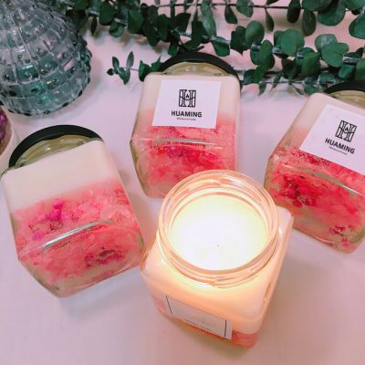 Pink Spring Scented Candles 100g