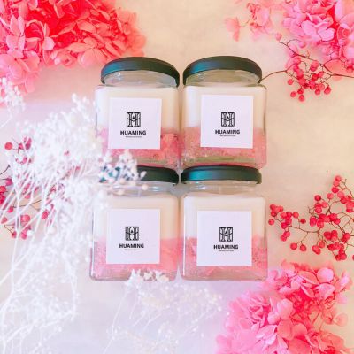 Pink Spring Scented Candles 100g