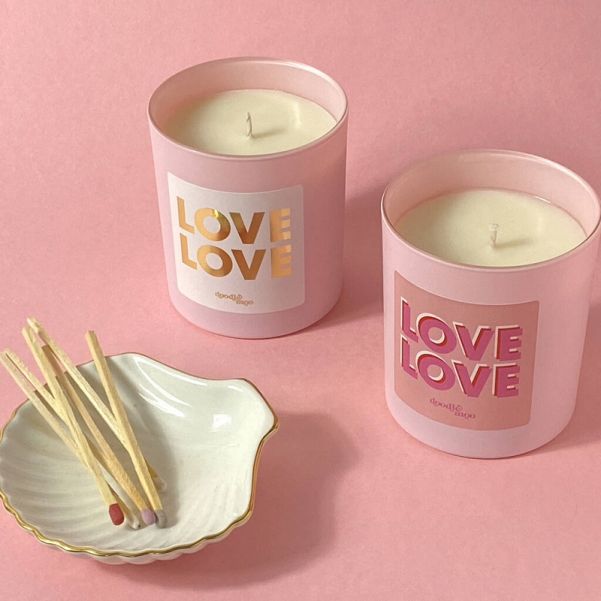 Pink Love Scented Candle 160g