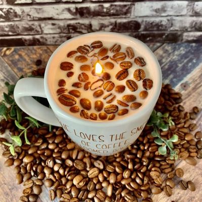 Coffee Bean Cup Scented Candle 180g