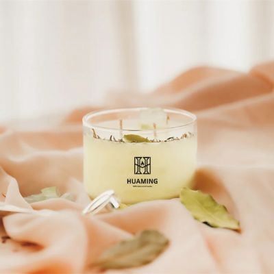 2 Wick Flower Scented Candle 255g