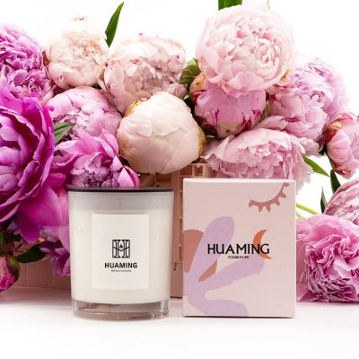 Peony Flower Classic Scented Candle 200g