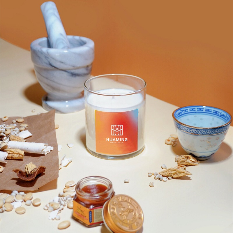 Vegan Glass Scented Candle 200g