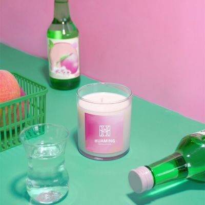Vegan Glass Scented Candle 200g