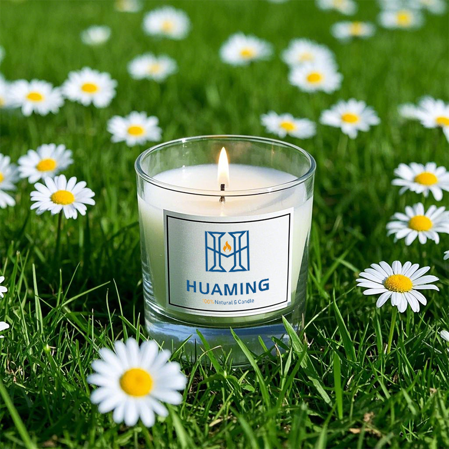 Huaming Lime Basil & Mandarin Scented Candle