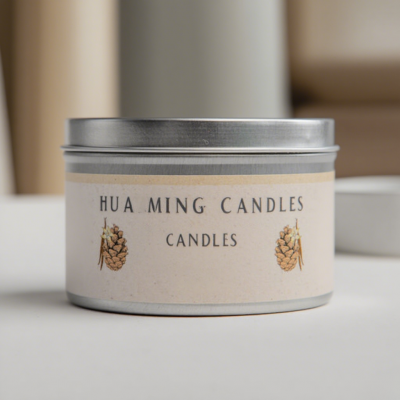 40 Hour Burn 480g Travel Friendly Gift Ready Scented Tin Jar Soy Candle