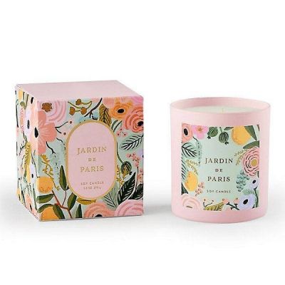 Floral Cement Jars Aromatherapy Soy Wax Candles