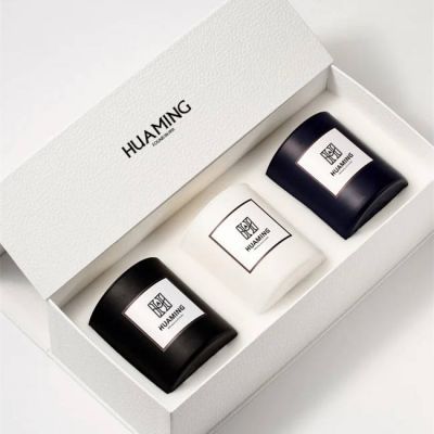 Wholesale Luxury 3 Piece Soy Wax Scented Candle Gift Set