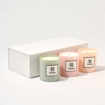 Wholesale Luxury 3 Piece Soy Wax Scented Candle Gift Set