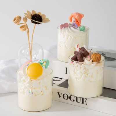 Natural Sweet Cupcake Dessert Inspired Soy Wax Scented Candle