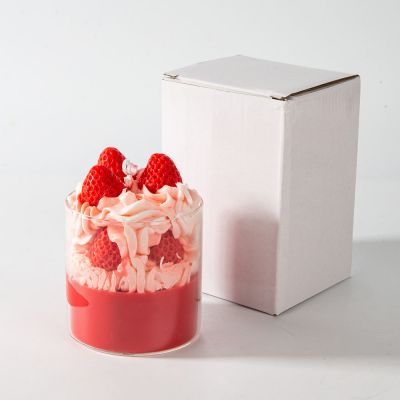 Natural Sweet Cupcake Dessert Inspired Soy Wax Scented Candle