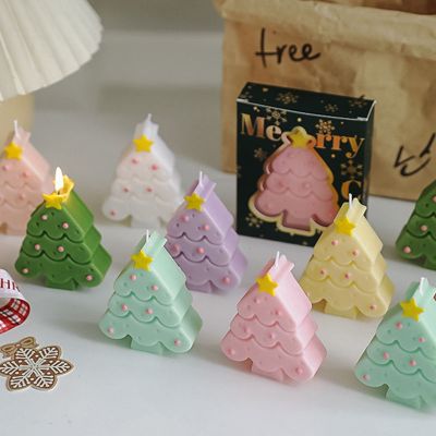 8×9cm Creative Christmas Tree Scented Gift Aromatherapy Candle