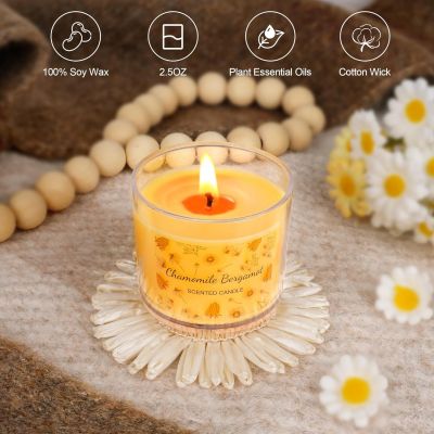 12 Pack Fall Scented Bulk  Mini Candle Gift Set for Home Birthday Halloween Christmas Birthday