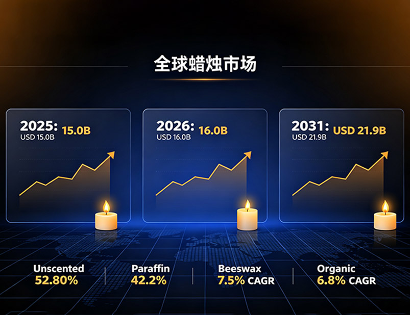 Global Candle Market Enters Growth Phase with Mixed Signals Across Data Sources