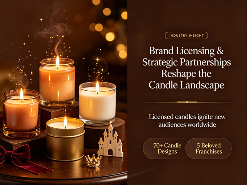 Brand Licensing and Strategic Partnerships Reshape the Candle Landscape