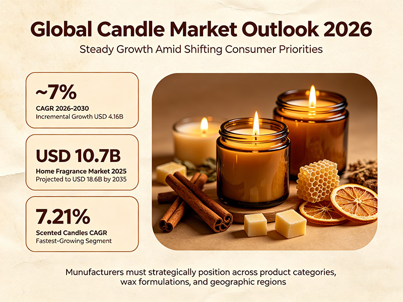 Global Candle Market Outlook 2026 &ndash; Steady Growth Amid Shifting Consumer Priorities