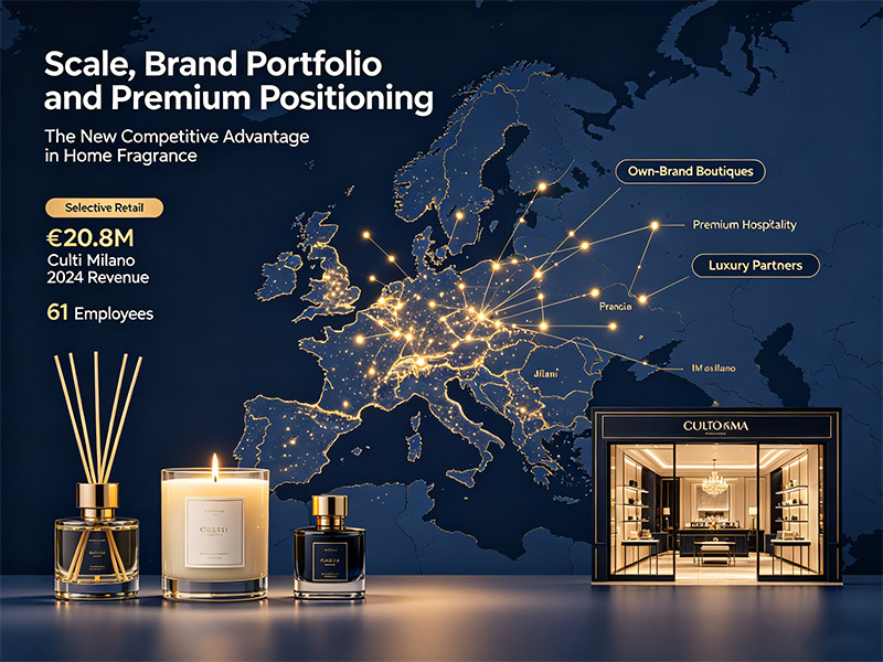 European Home Fragrance Consolidation Accelerates &ndash; Emosia Acquires Culti Milano